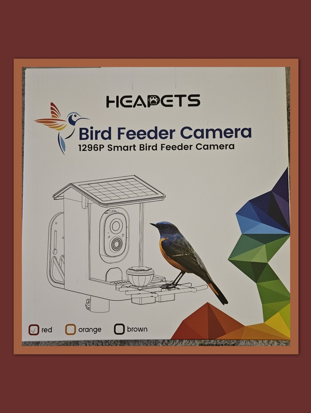 HEAPETS SMART BIRDFEEDER CAMERA.